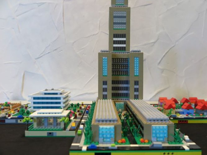 Lego-Stadtansicht „Microcity“ von Andreas Kunz. (Foto: Gemeinde Wachtberg/mm)
