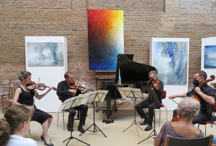 Das Antares Quartett eröffnete das Konzert. (Foto: Gemeinde Wachtberg/mm)