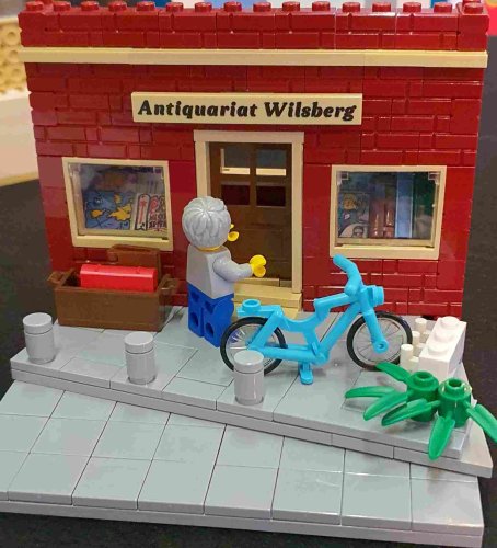 Lego: En miniature – Antiquariat Wilsberg. (Foto: Gemeinde Wachtberg/mf)