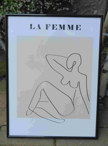 Plakat „La femme“ von Anna Faust. (Foto: Gemeinde Wachtberg/mm)