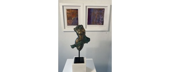 Bronzearbeit „Fliegende Venus“ von Beate Meffert-Schmengler